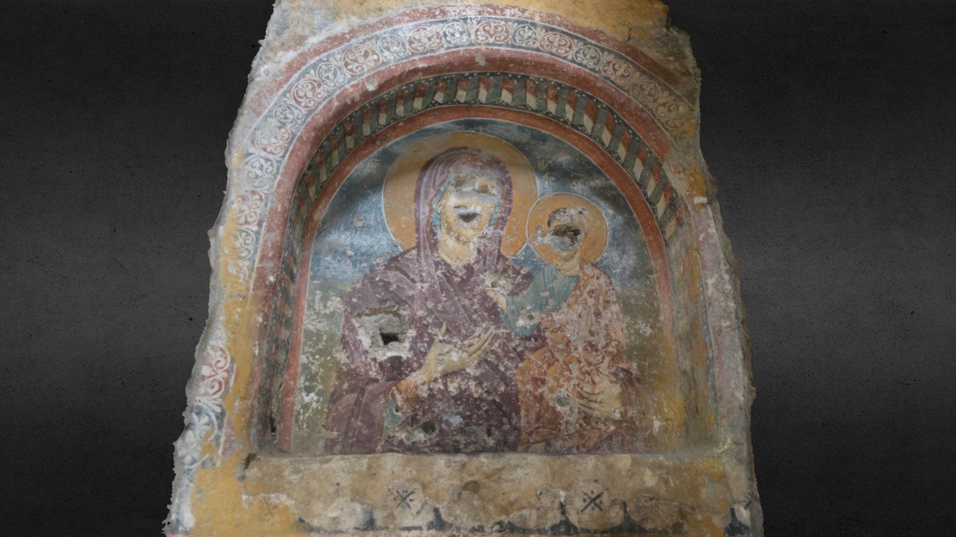 Ostrov Church - votive painting