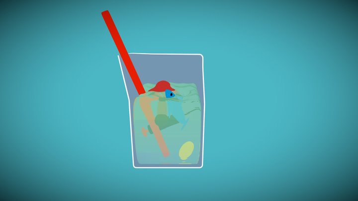Dangerous Drink 3D Model