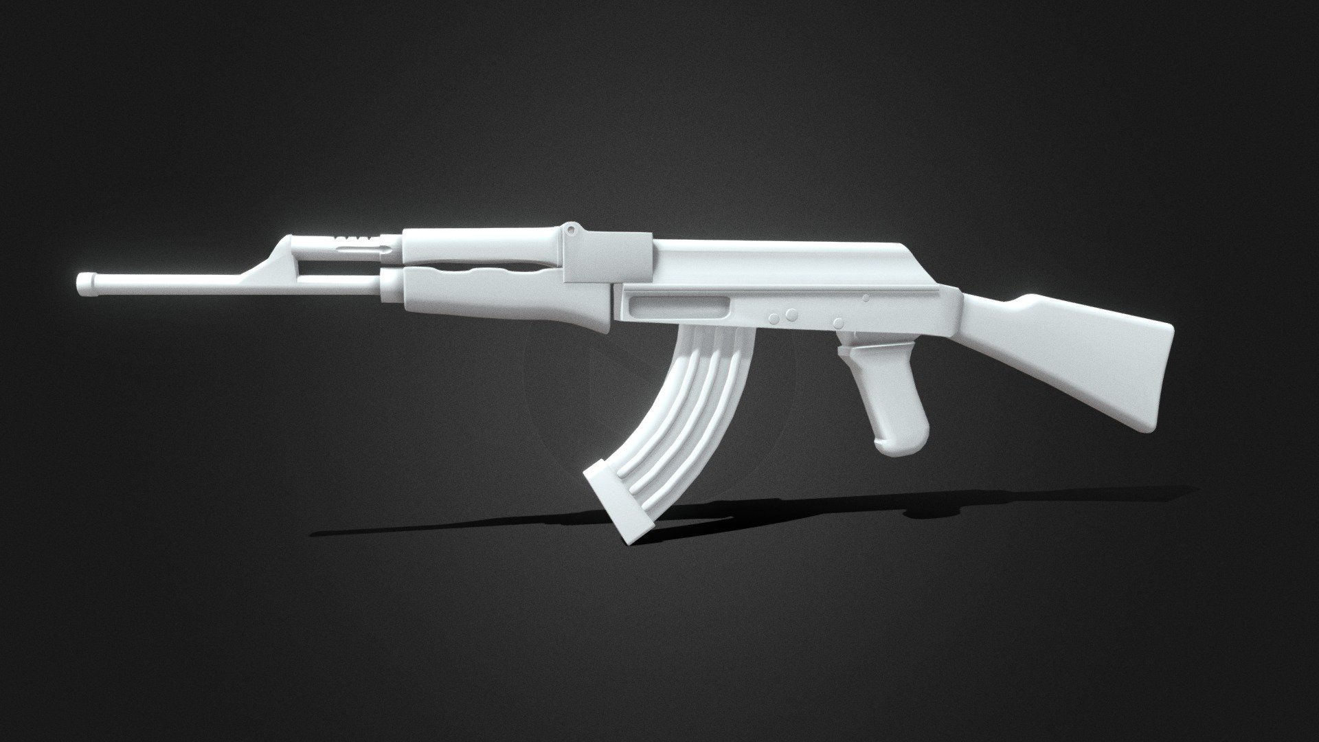 WIP AK47 - 3D model by 5nakes [fa7c46d] - Sketchfab