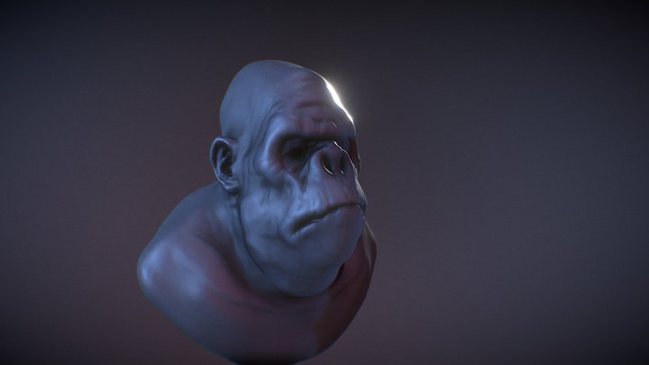 Konghead 3D Model