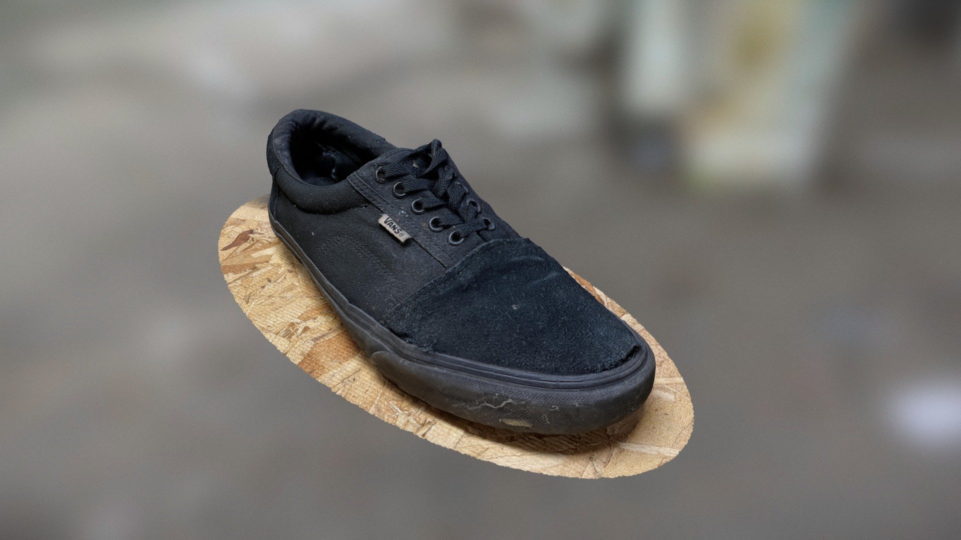 Old Black Vans Shoe