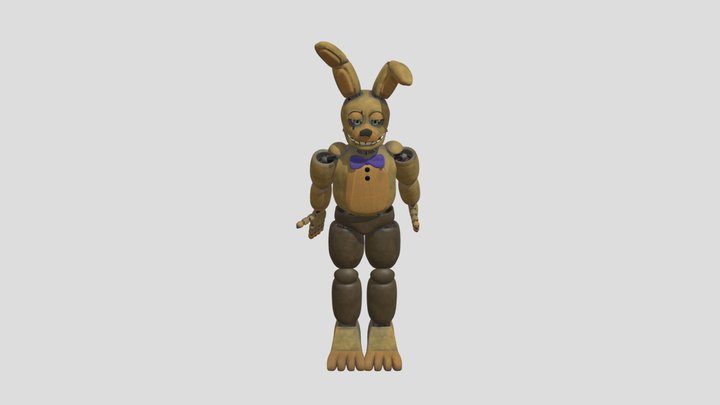 Classic Springbonnie V2 FK Rig 3D Model