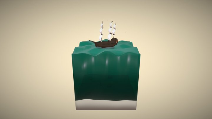 Diorama - High seas 3D Model