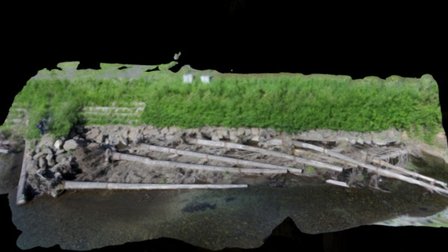Cedar River Revement Structure 3D Model