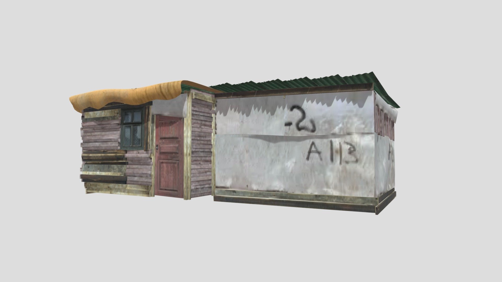 2 Room Shanty House - Download Free 3D model by Rouge-Nation ...