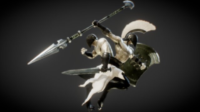 Gods of Rome - Romulus and Remus 3D Model