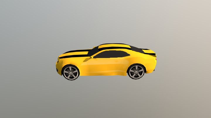 Camaro Low Poly 3D Model