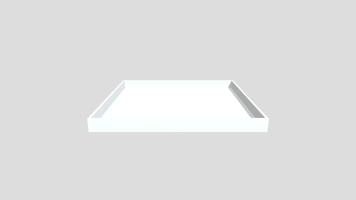 SQUARE PLATE 3D Model