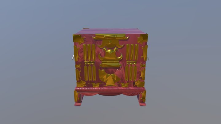 Loot Chest - Bandaji Chest 3D Model