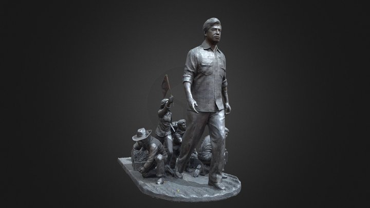 Cesar Chavez 3D Model