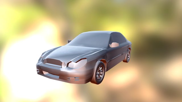 Hyundai Sonata 2004 for Printing 3D Model