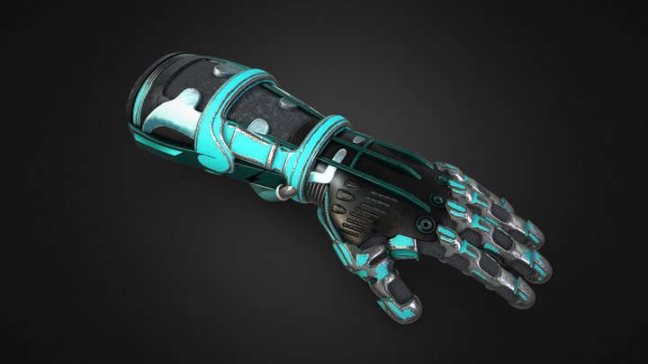 Sci-Fi Robo Hand 3D Model