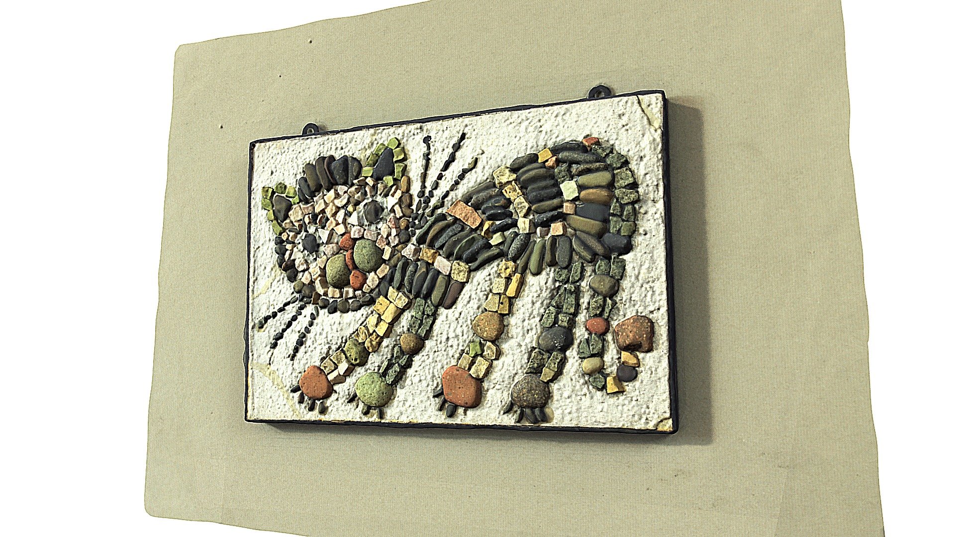 Cat Mosaic Artwork - Made by a child