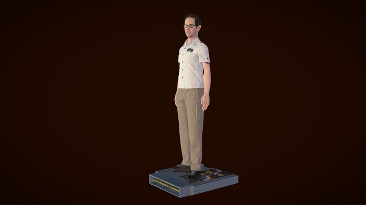 Angry Video Game Nerd 3D Model