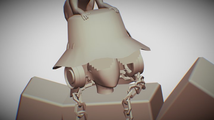 Custom Trophy 3D Model