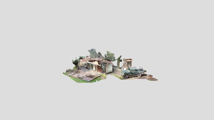 shady grove cottage 3D Model