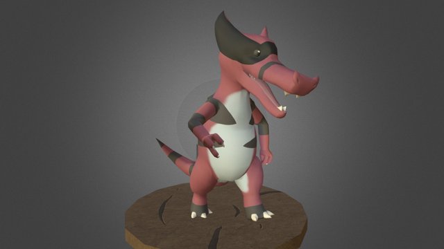 Krookodile 3D Model