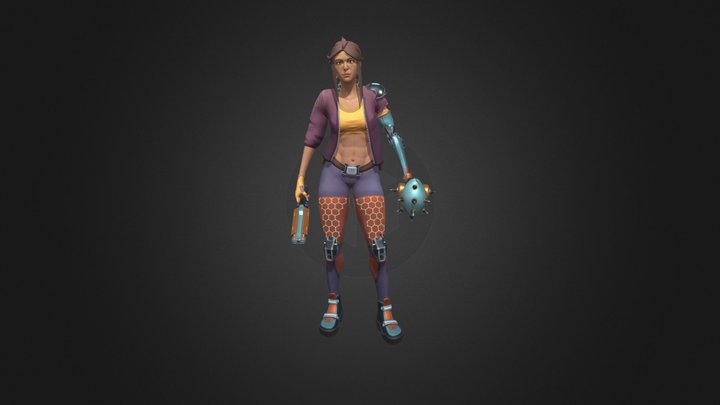 Overwatch Fanart - OC - Posing 3D Model