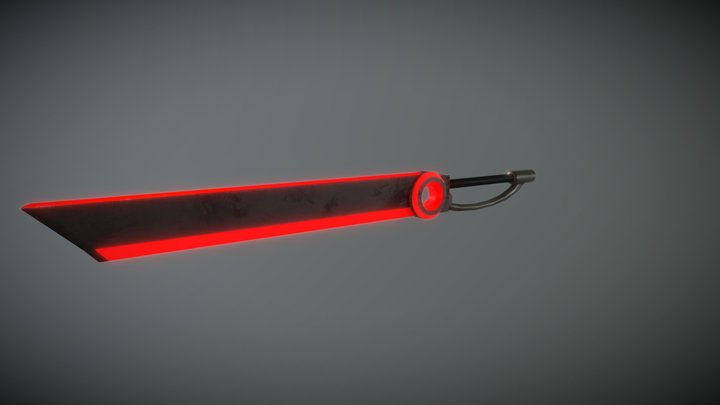 Sci Fi Sword 3D Model