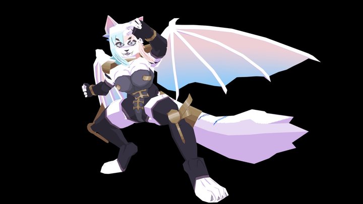 Oria | Vtuber Model 3D Model