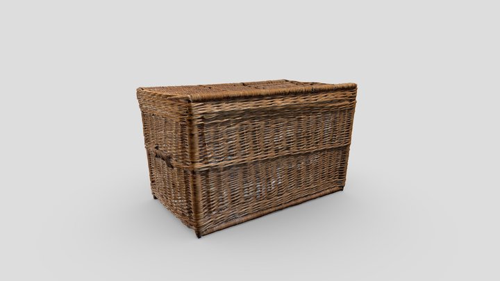 Wicker basket 3D Model