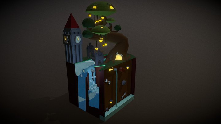 Efteling project pixie forest 3D Model
