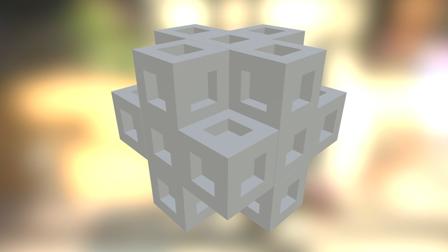 Cubed - 3D model by mingster [fa8bb23] - Sketchfab