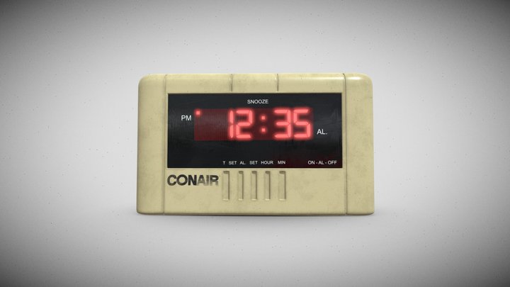 Conair Digital Alarm 3D Model