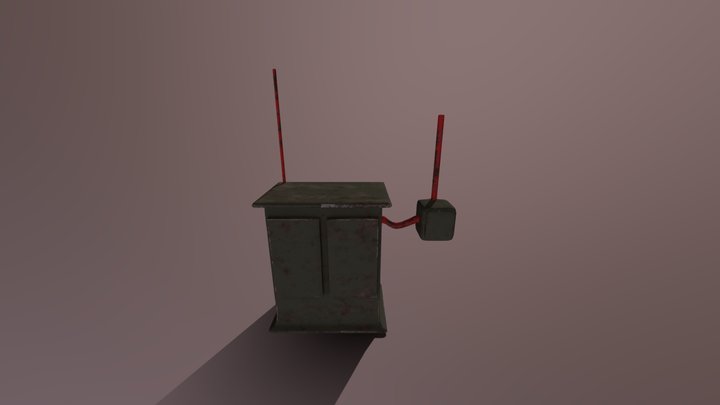 Electricity box 3D Model