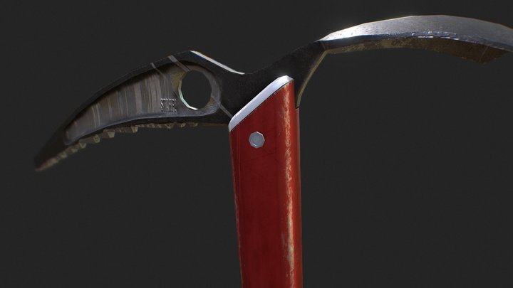 Ice Axe - Test model. 3D Model