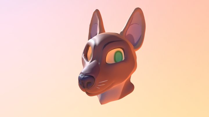 Jay the Cirneco dell'Etna 3D Model