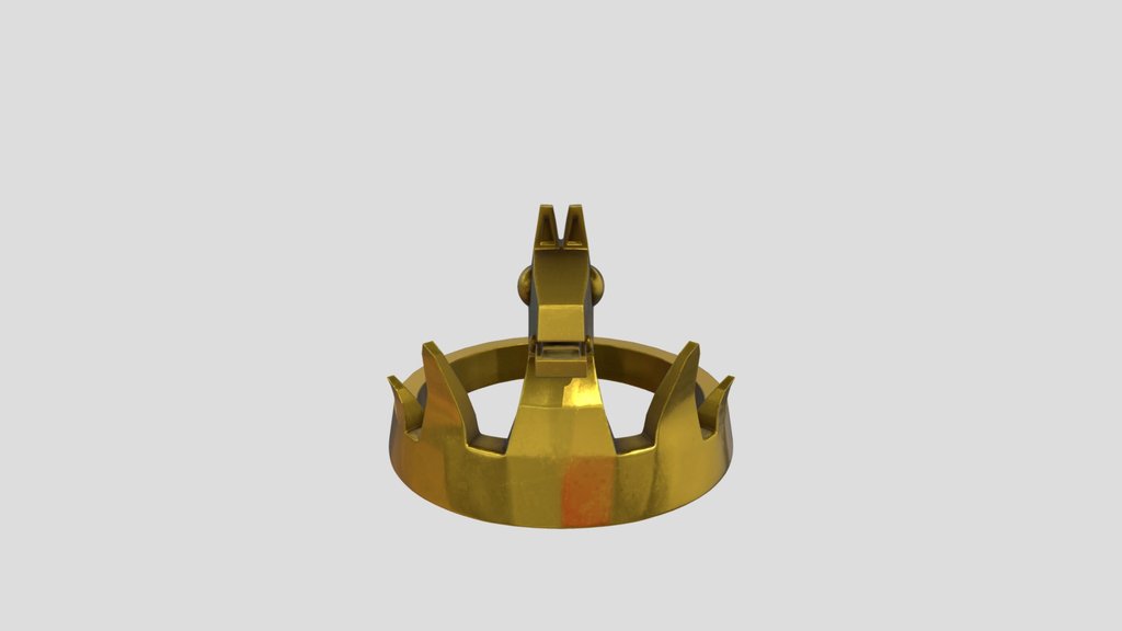 Golden Llama Crown
