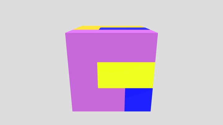 Cube 1 Assembly 3D Model