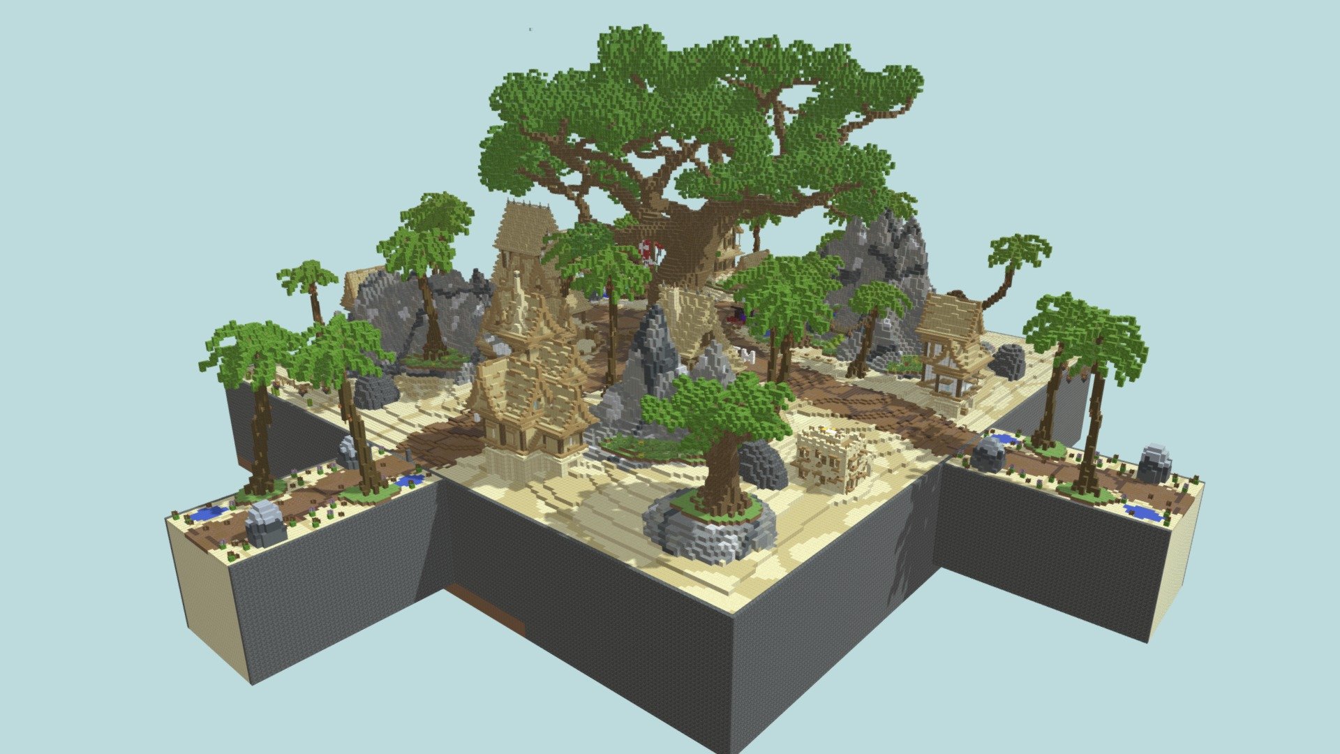 HCF Spawn SUMMER THEME - 3D model by AstrumProjects [fa90564] - Sketchfab