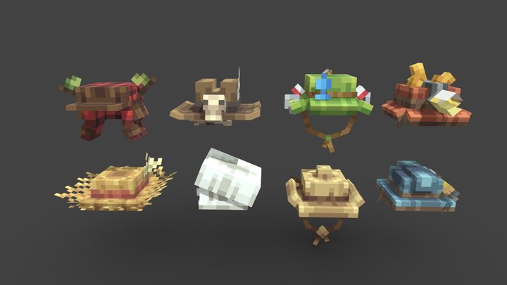 Job Hats | Made for Minecraft 3D Model