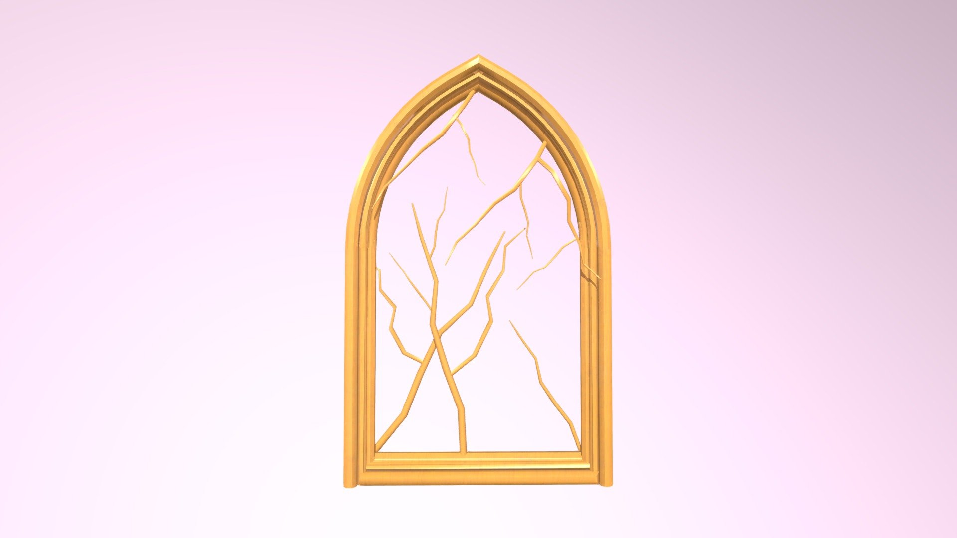 window with branches