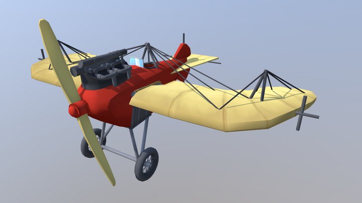 Brouckaert_Emilie_GameArtPlane 3D Model