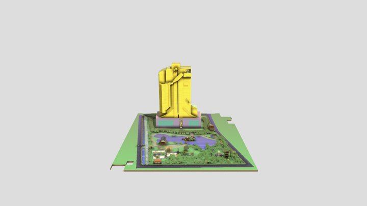 MurasakiShikibuPark 3D Model