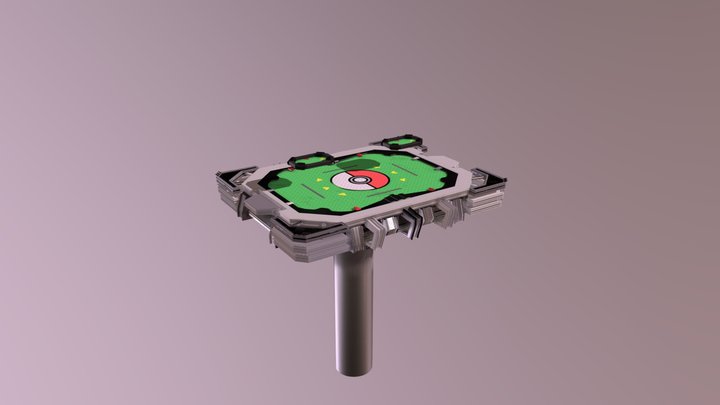 Pokemon Stadium - Base Platform 3D Model