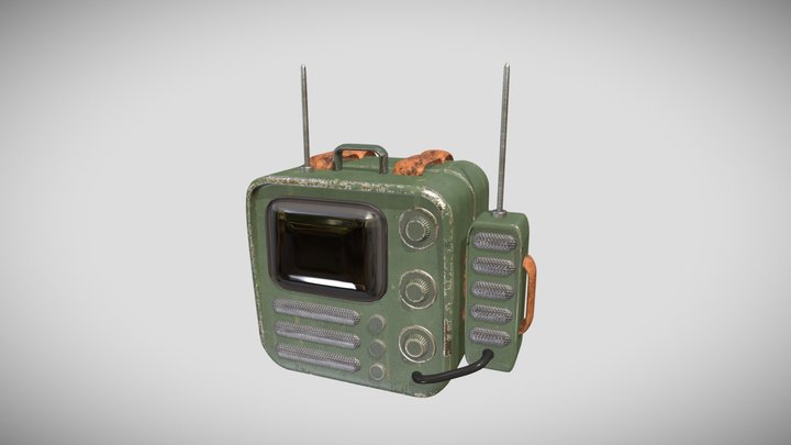 CWCP: Cold-War Comm-Pack 3D Model