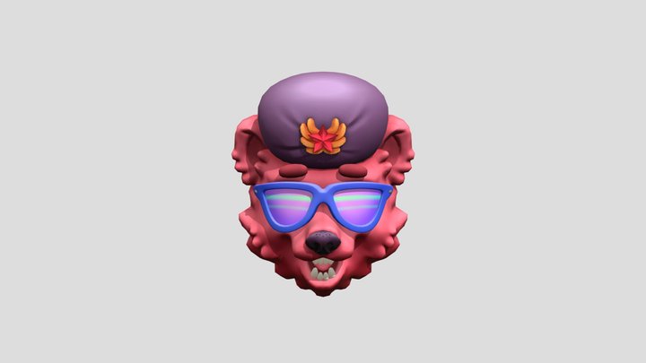 Cyranek Bear Head 3D Model
