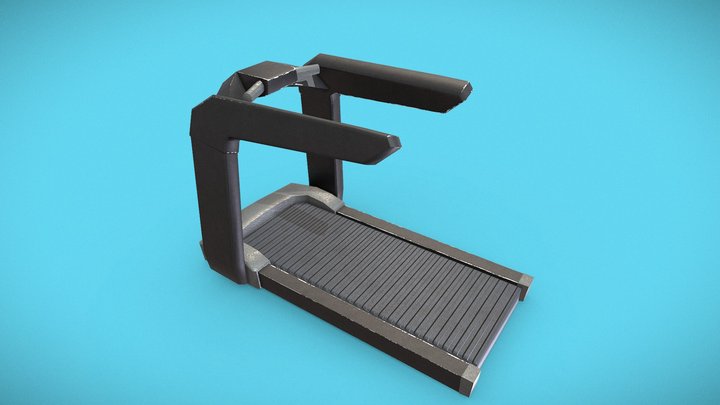 Treadmill / PBR Optimized Model 3D Model