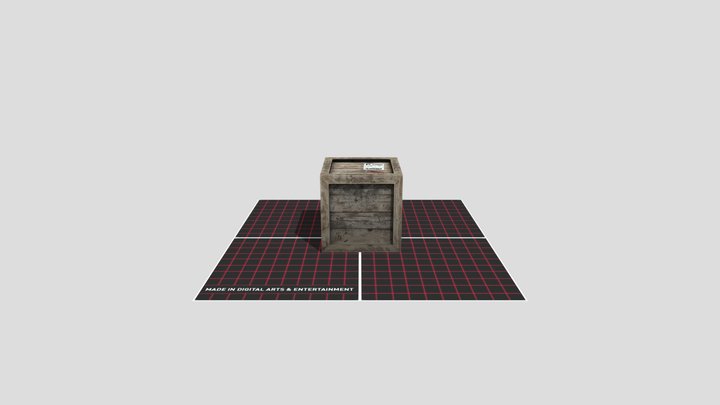 Jonas De Ridder Crate Model 3D Model