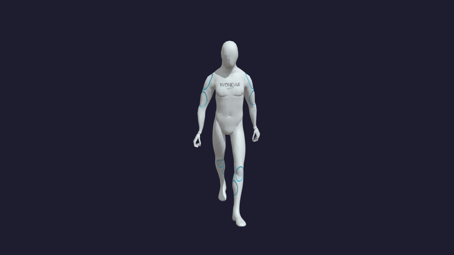Fast walk 5 - briefcase — Sketchfab embed 3D viewer