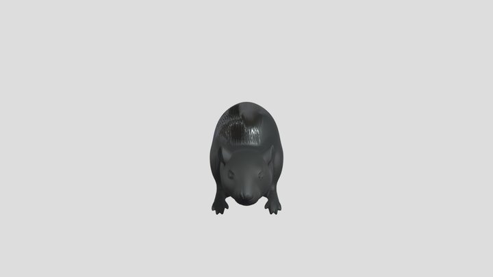 Mouse, Petrified – Kostenloses 3D-Modell STL
