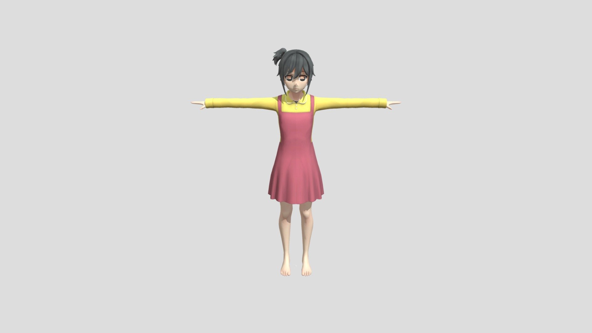 Yandere child 2 - Download Free 3D model by ...