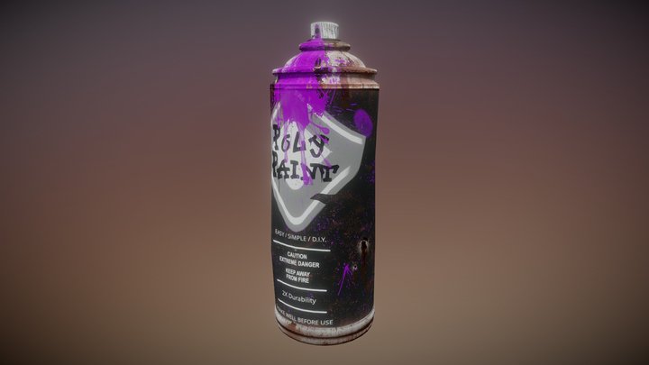 Spray Paint Bottle 1