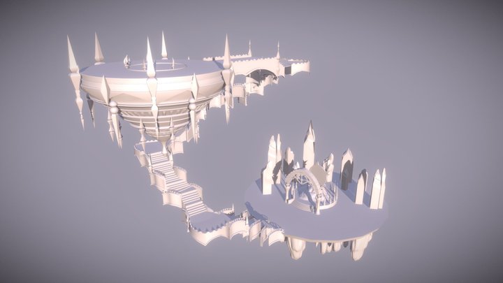 Fantasy Skies 3D Model