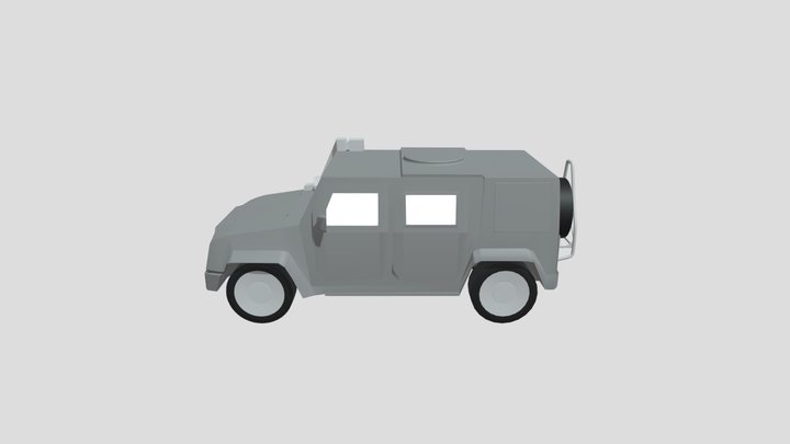 Iveco Humvee Unsurfaced 3D Model