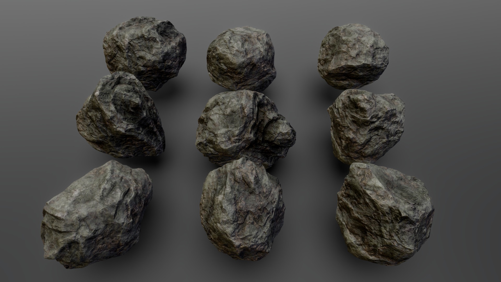 3D model Rock Bundle - This is a 3D model of the Rock Bundle. The 3D model is about a group of rocks.